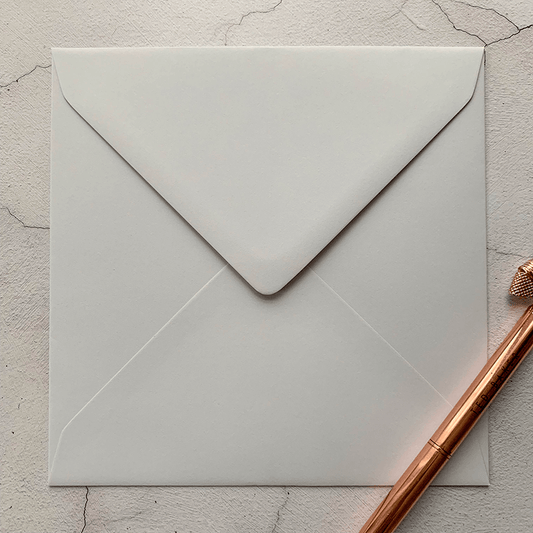 155 Square Premium Envelope (Recycled) in Glacier Grey  ImagineDIY   