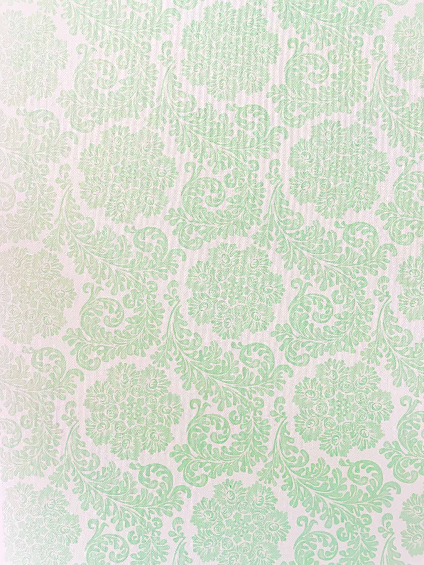 Josie Linen Damask Paper in Mint ImagineDIY