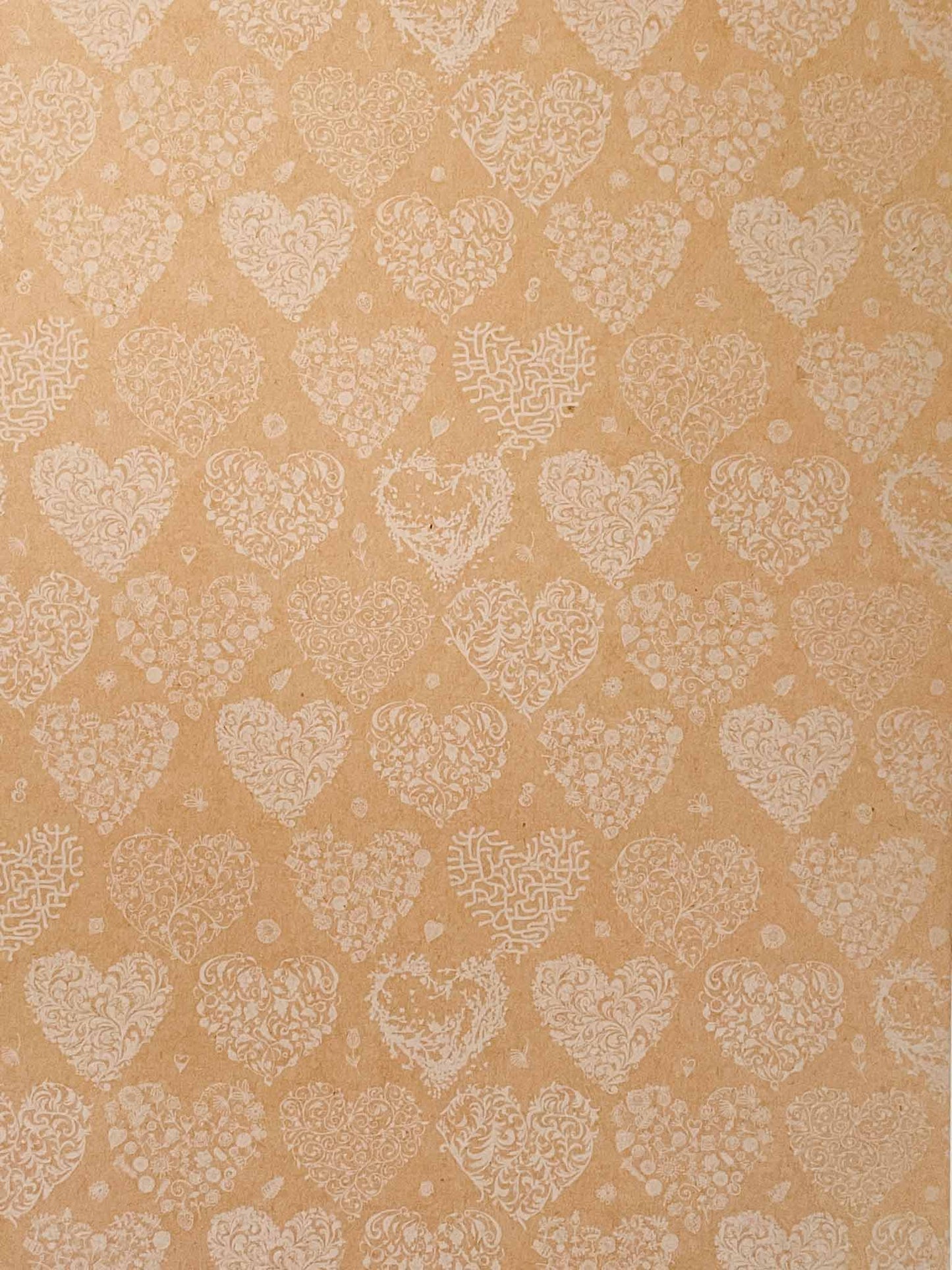 Hearts on Kraft Paper ImagineDIY