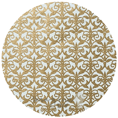 Majorelle Lustre in Ivory and Gold (recycled cotton paper) ImagineDIY