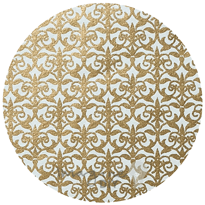 Majorelle Lustre in Ivory and Gold (recycled cotton paper)  ImagineDIY   