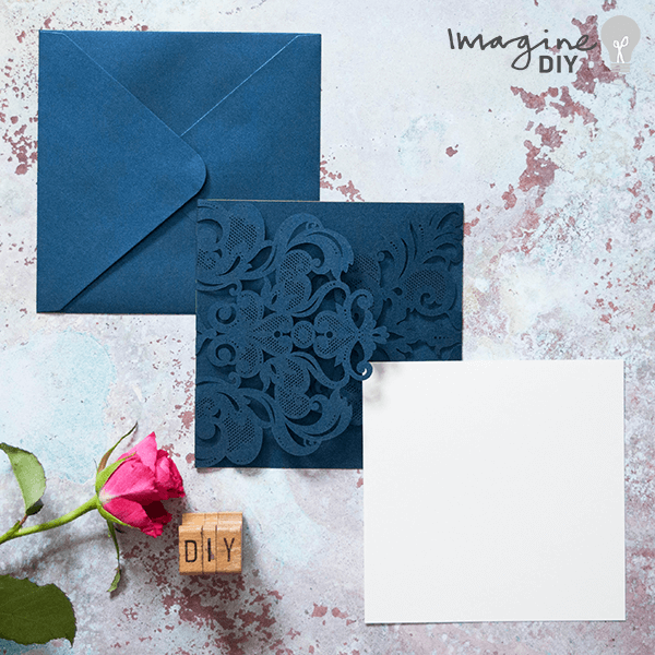 Luxury Navy Envelope - 16cm ImagineDIY