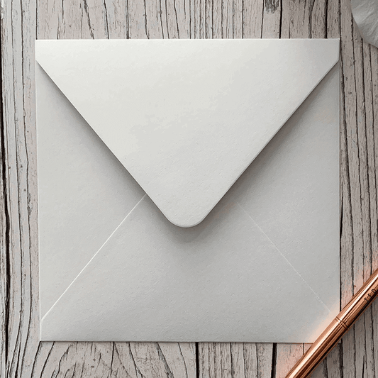 Luxury Pearlised White Envelope - 16cm  ImagineDIY   