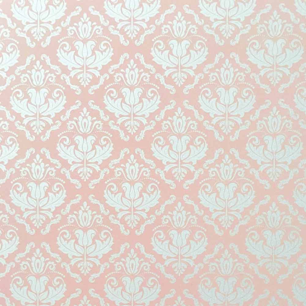 Amelia Embossed Paper Pink and White  ImagineDIY   