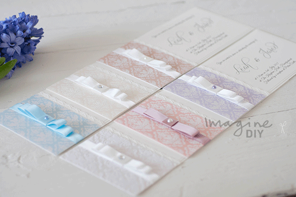 Amelia Flocked Paper White ImagineDIY