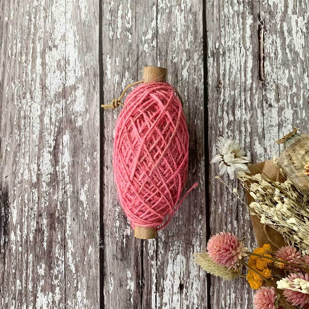 Fine Flaxcord - Rose Pink ImagineDIY