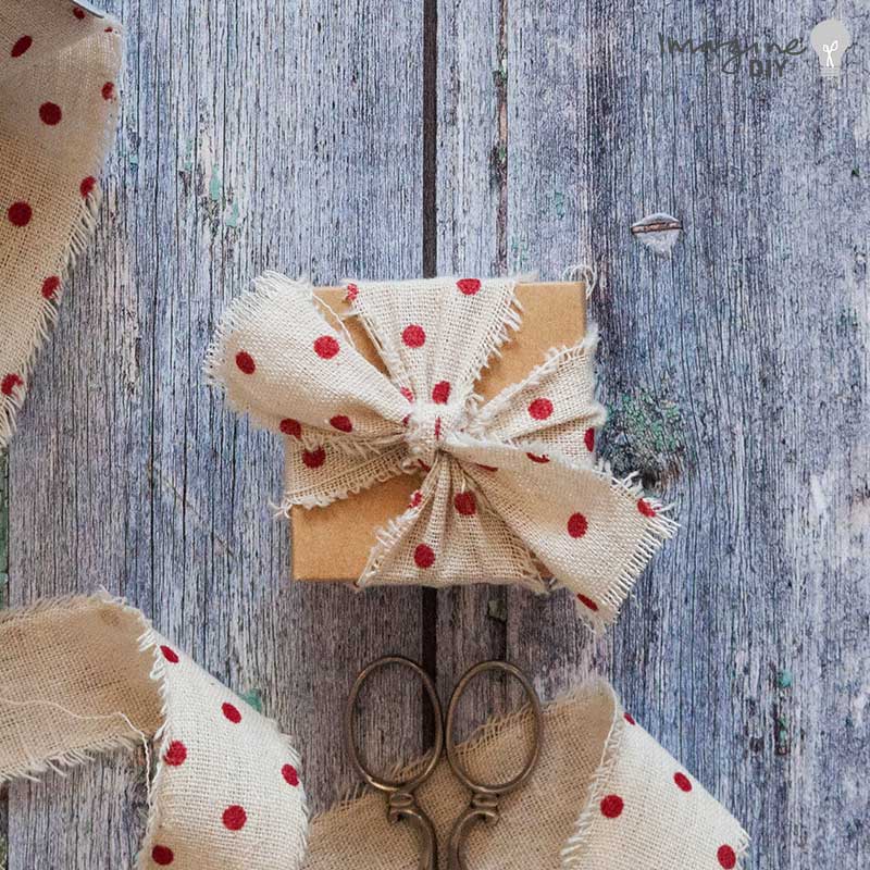 Red Velvet Polka Dot Ribbon ImagineDIY