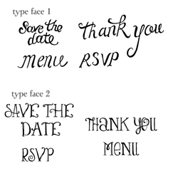 Save The Date Stamp Type 2 ImagineDIY