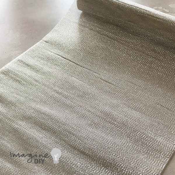 Silver Lucente Table Runner - 5 Meter ImagineDIY