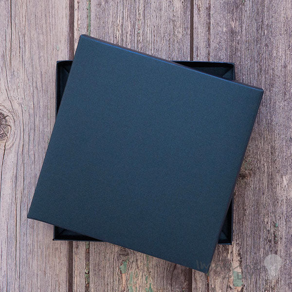 Square Card Box Pearlised Navy ImagineDIY