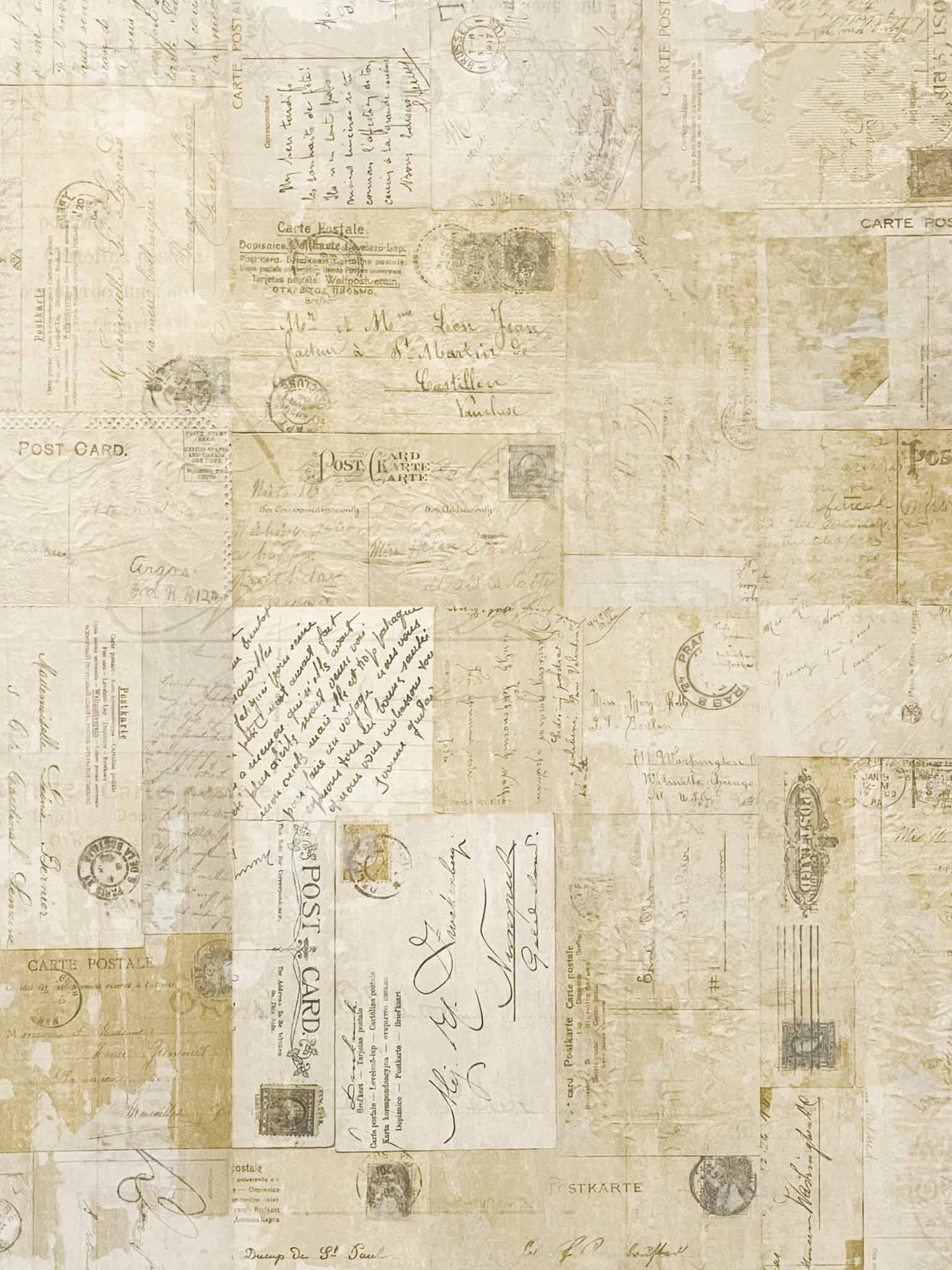 Vintage Postcards Paper ImagineDIY