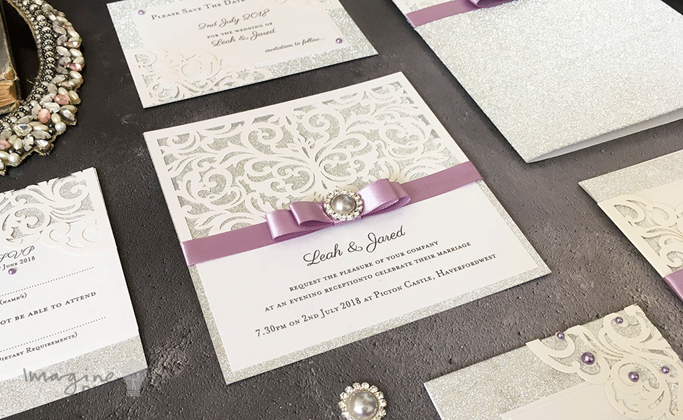 How To Make ... Sparkling Laser Cut Wedding Stationery