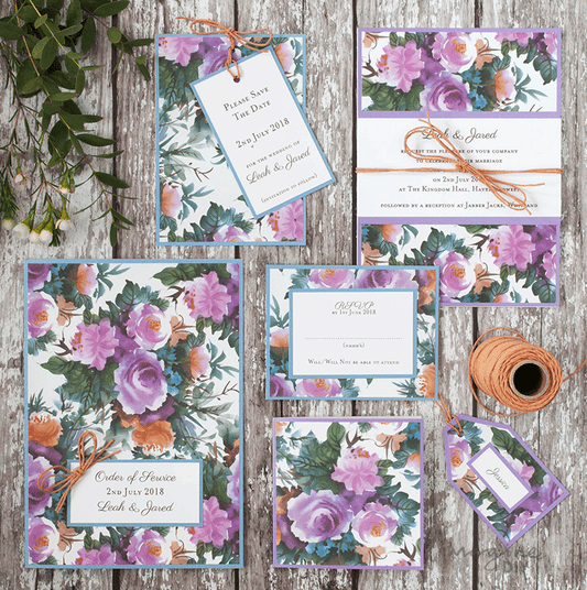 How to Make...Eye Catching Floral Wedding Stationery
