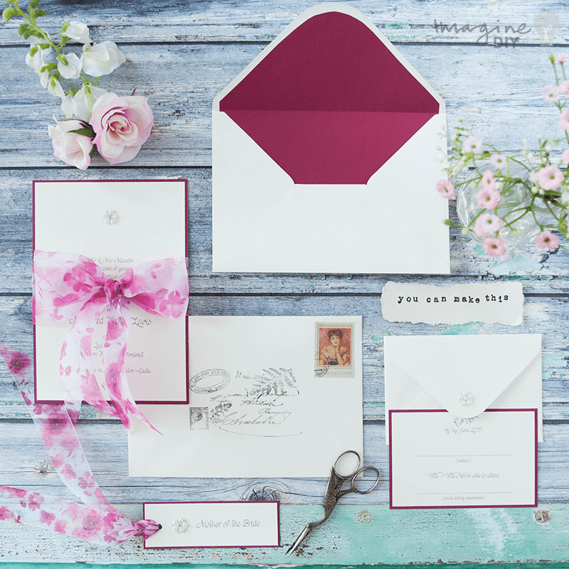 How To Make...Easy Bellefleur Bow Wedding Stationery