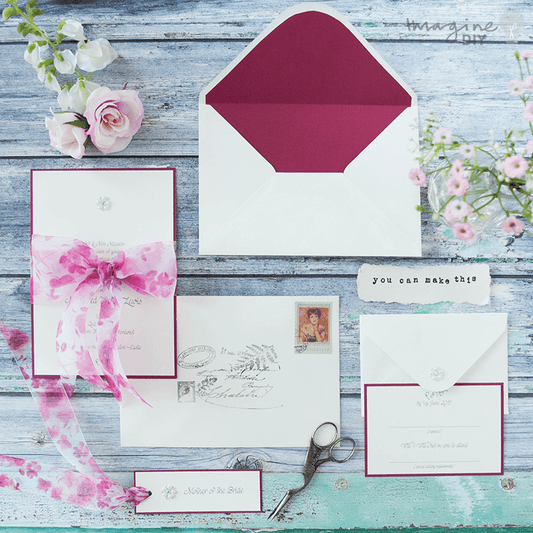 How To Make...Easy Bellefleur Bow Wedding Stationery