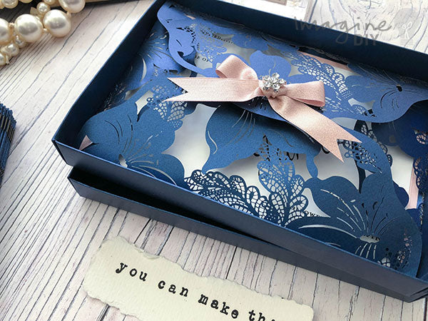 How To Make - Luxury Boxed Laser Cut Invitations