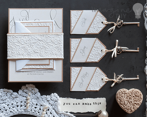 How to Make...Lace Embossed Stationery