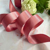 38mm wide satin ribbon in Cinnamon Blush Colour
