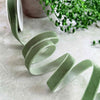 16mm velvet ribbon in Hunter Green