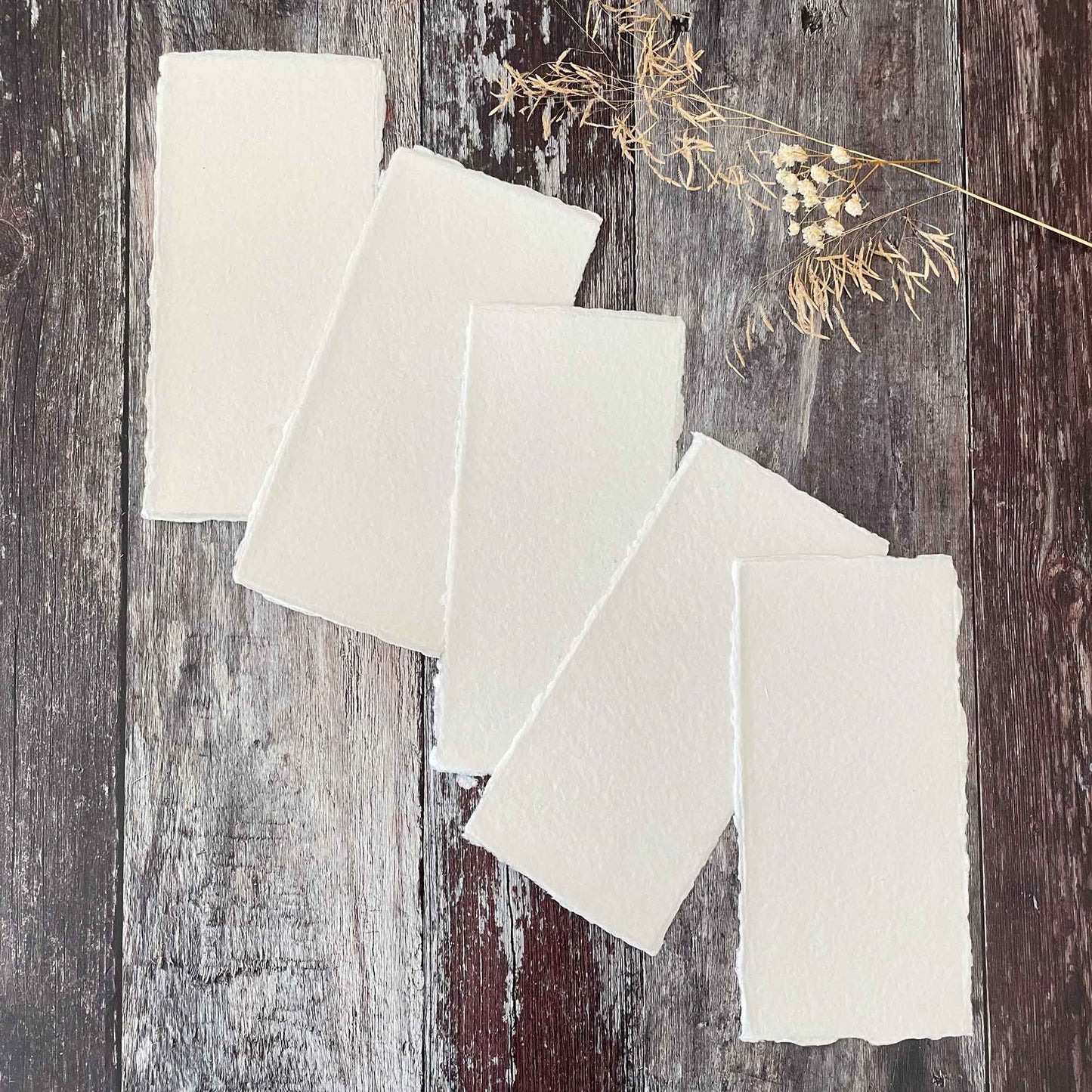 Premium White Handmade Paper, Card and Envelopes