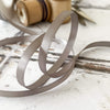 Metal Grey Satin Ribbon  ImagineDIY 6mm 1 Meter 