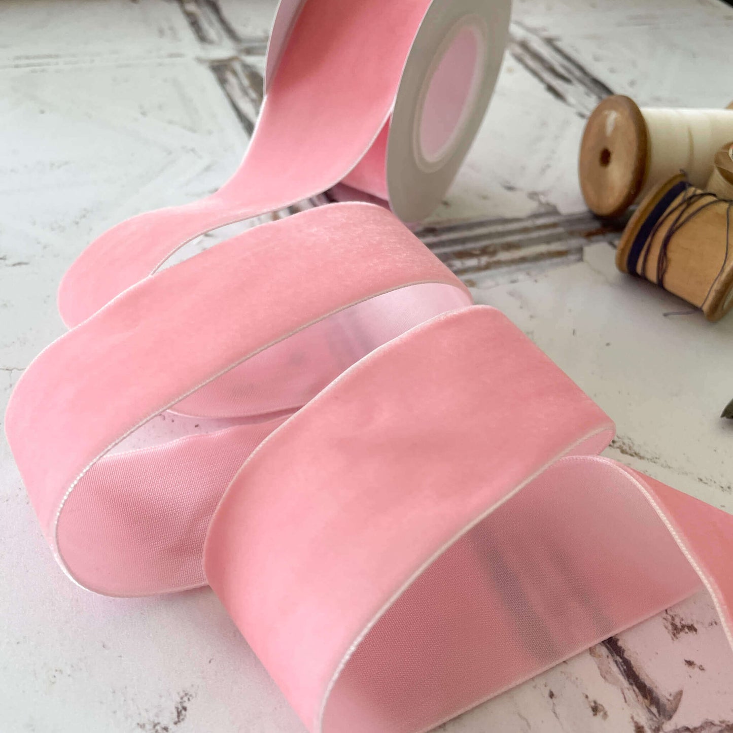 Pink Velvet Ribbon - 3 Meter Roll