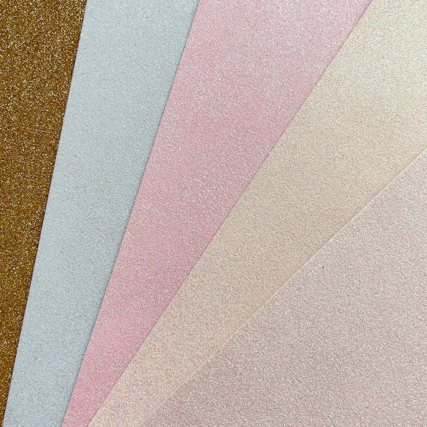 A3 Glitter Card Collection - Pastel