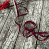 Wine Satin Ribbon  ImagineDIY 6mm 1 Meter 