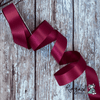 Wine Satin Ribbon  ImagineDIY 25mm 1 Meter 