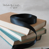 Black Satin Ribbon  ImagineDIY 19mm 1 Meter 