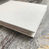White Handmade Guest Book (cotton rag paper) - 50 Page  ImagineDIY   