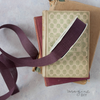 Lino Ribbon Burgundy  ImagineDIY 25mm 1 Meter 