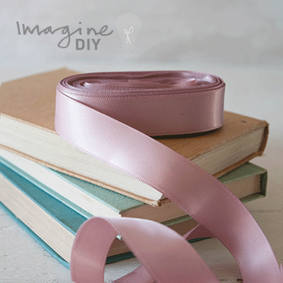 Dusky Pink Satin Ribbon  ImagineDIY 19mm 1 Meter 