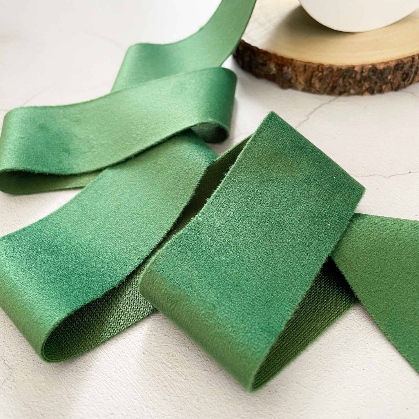 Deluxe Emerald Green Velvet Ribbon
