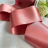 Extra wide ribbon in cinnamon blush colour.  10cm wide satin ribbon.  Perfect for chair covers and oversize bows