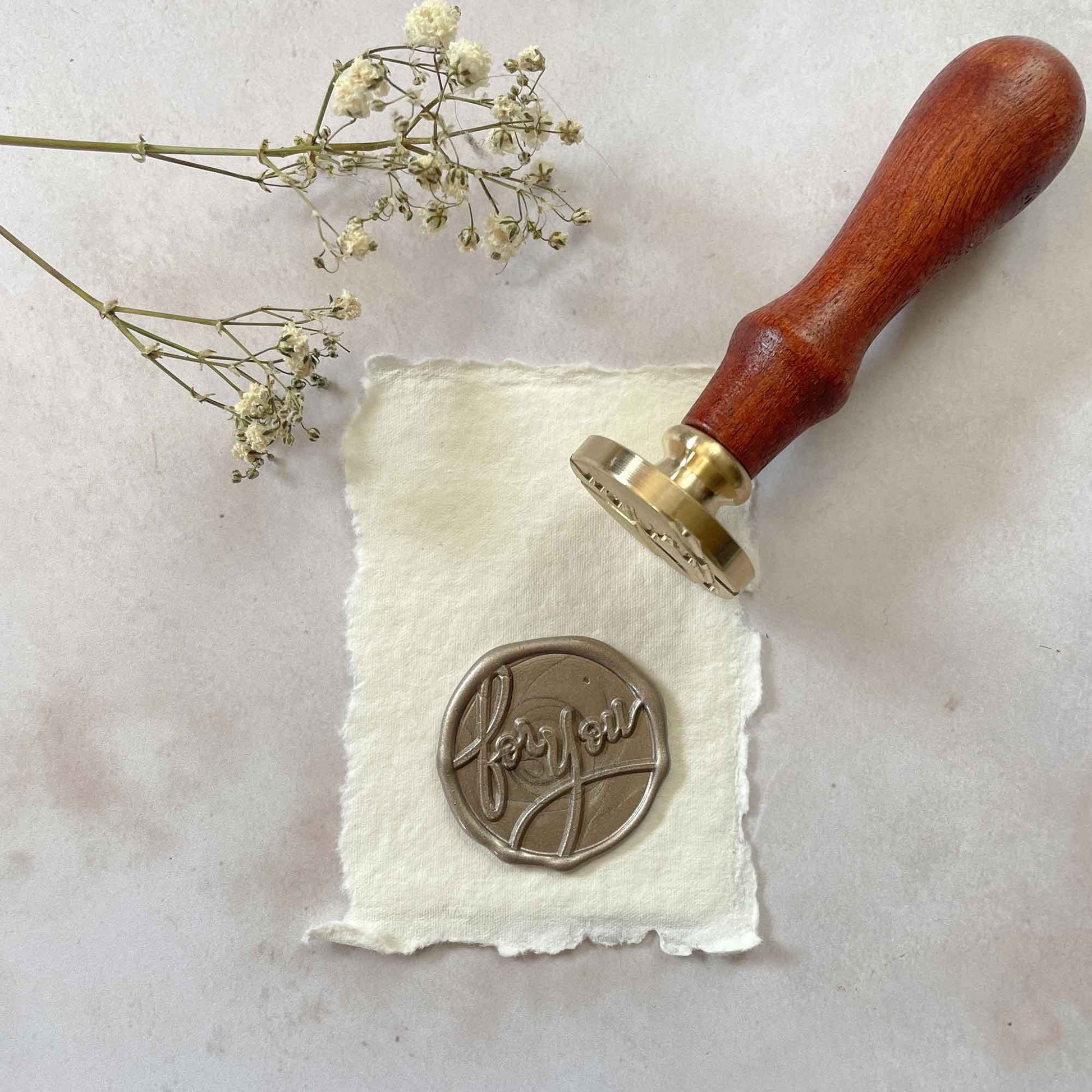 For You - Large Wax Stamp  ImagineDIY   