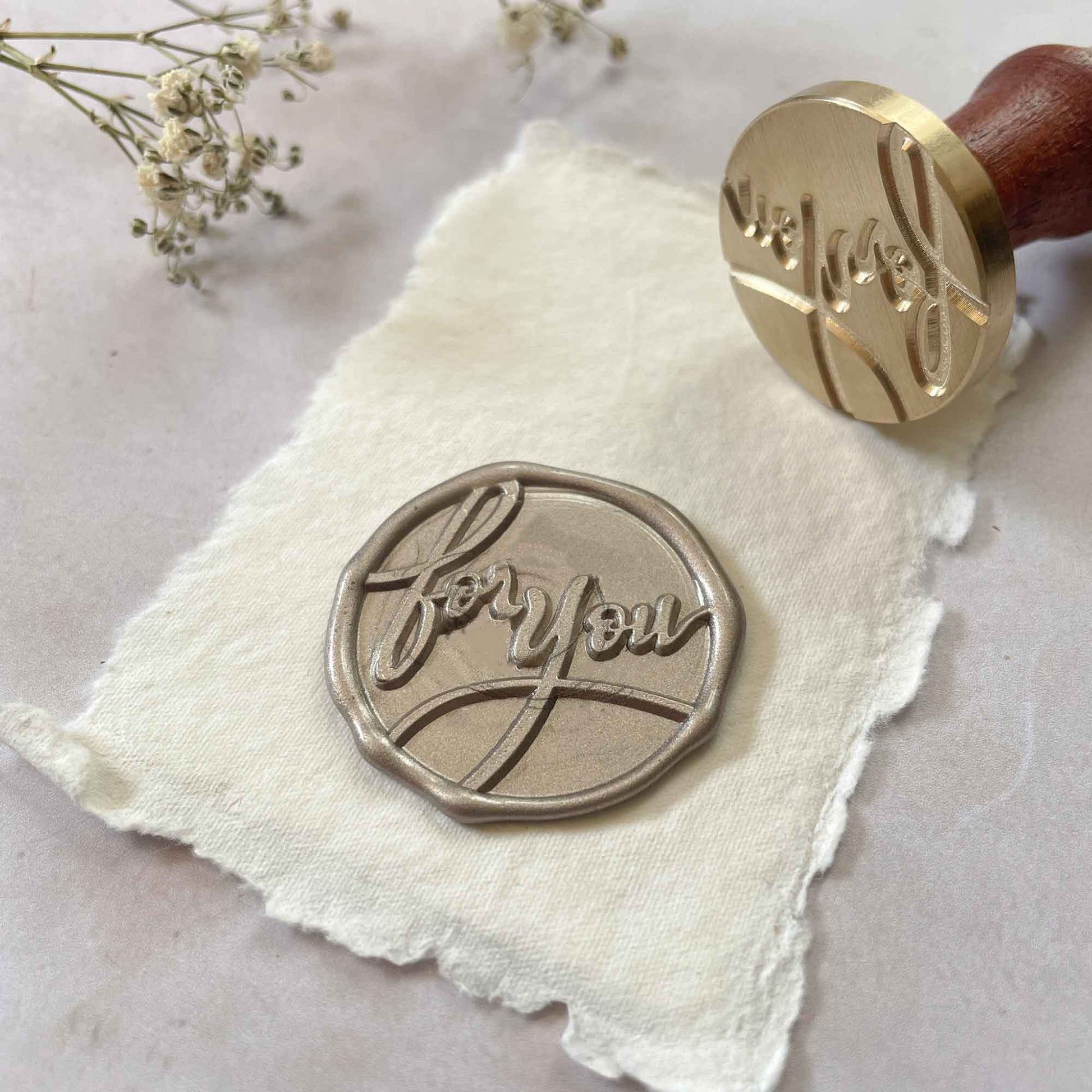 For You - Large Wax Stamp  ImagineDIY   