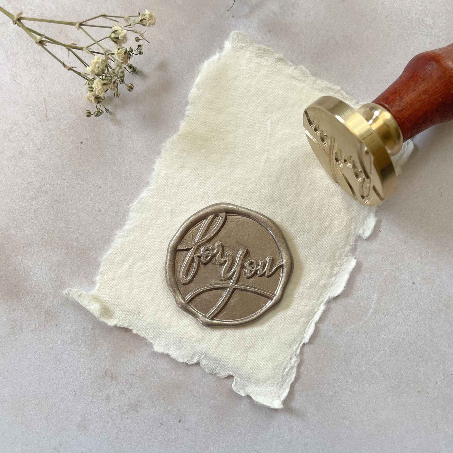 For You - Large Wax Stamp  ImagineDIY   