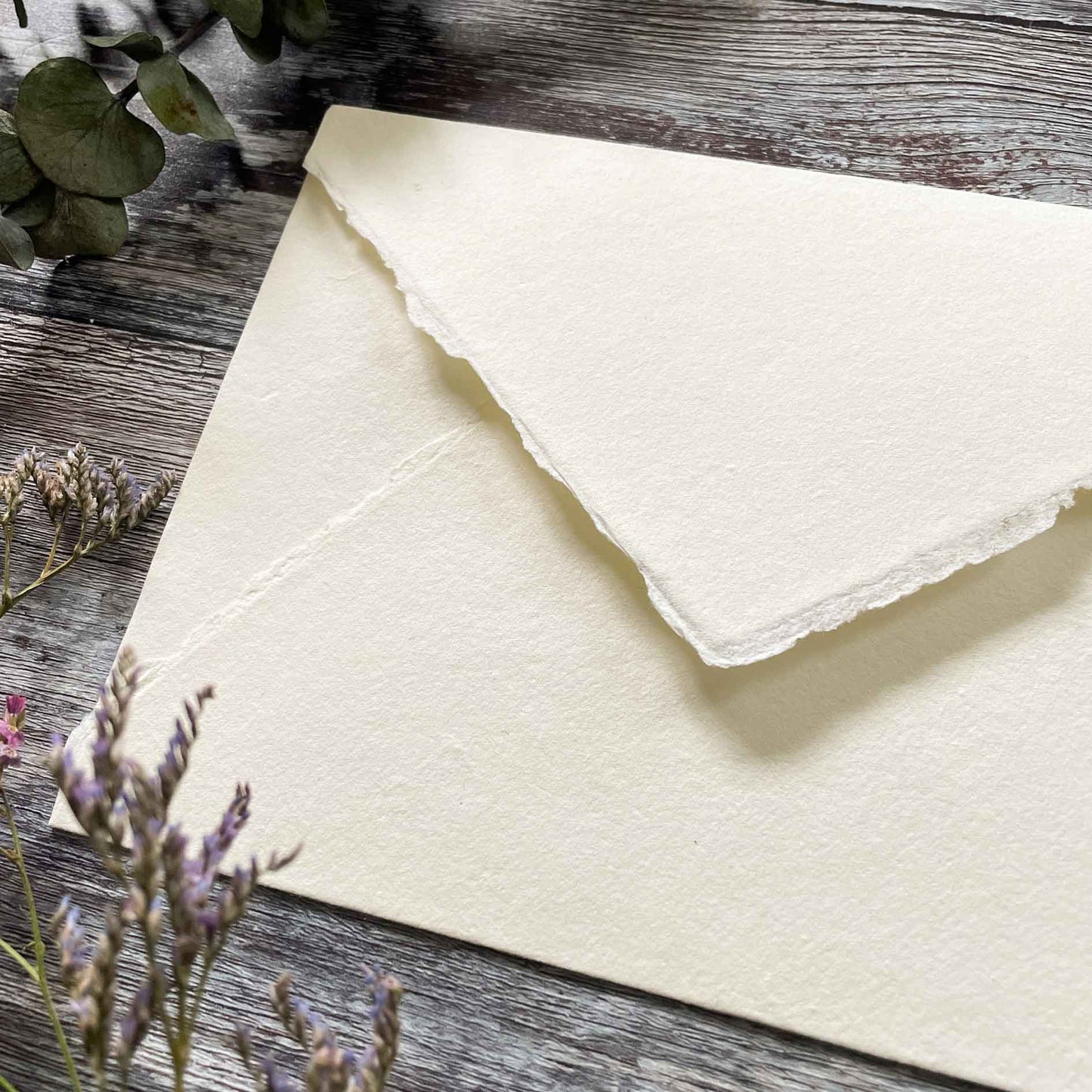 Ivory Handmade Paper, Card and Envelopes (Vegan)  ImagineDIY   