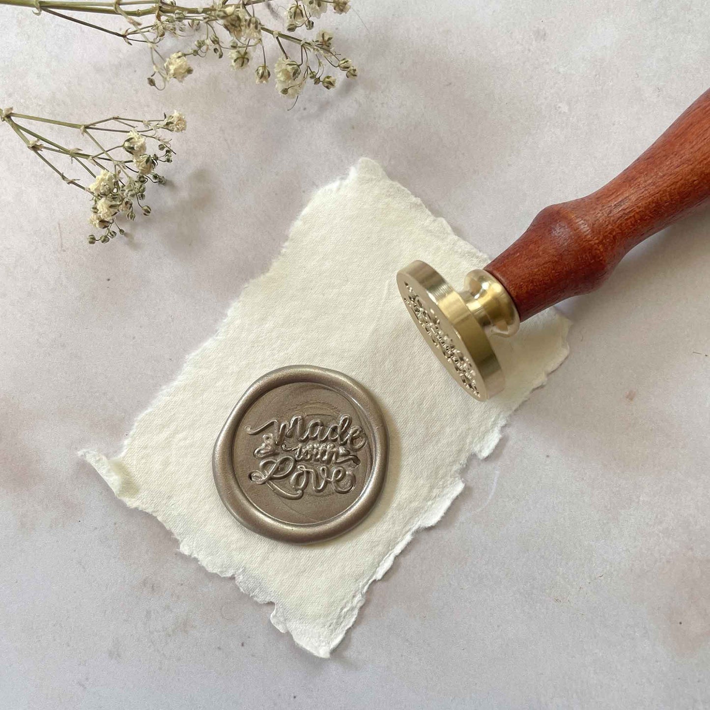 Made With Love - Large Wax Stamp  ImagineDIY   