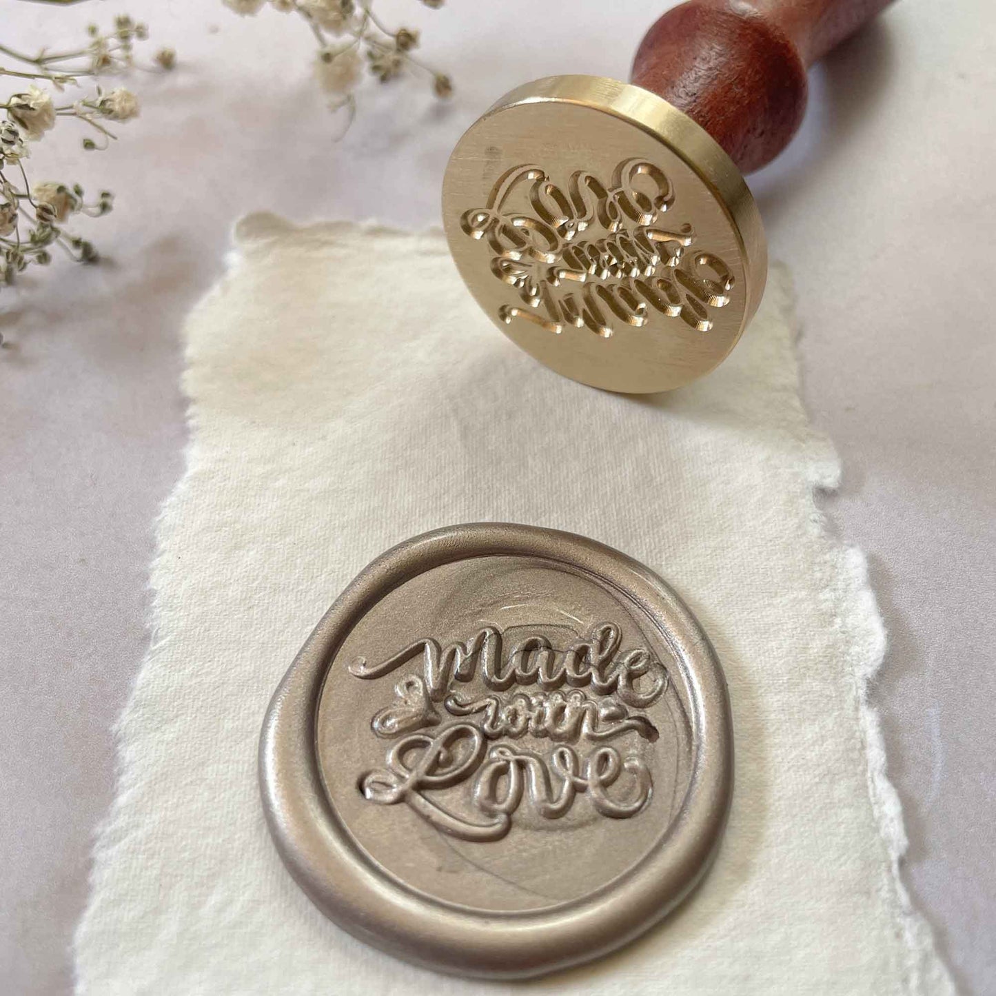 Made With Love - Large Wax Stamp  ImagineDIY   