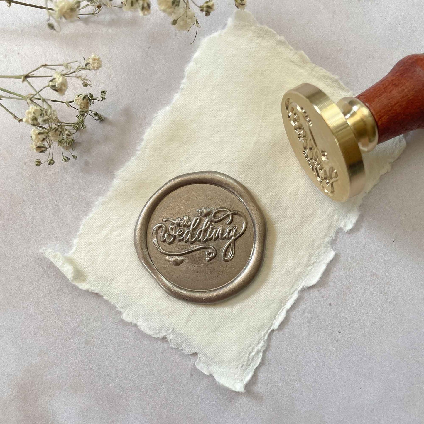 Our Wedding - Large Wax Stamp  ImagineDIY   