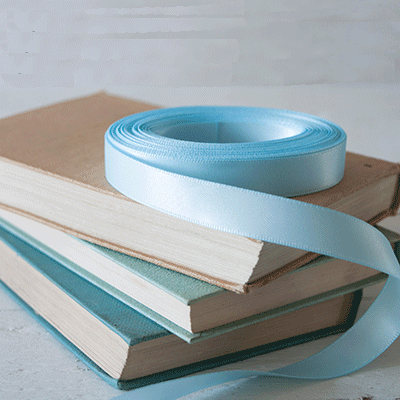 Pale Blue Satin Ribbon  ImagineDIY 13mm 1 Meter 