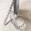 Perluxe Sparkle Dots Ribbon - Silver  ImagineDIY 6mm 1 Meter 