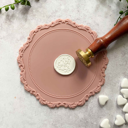 Silicone Wax Stamp Mat from Imagine DIY in  Dusky Pink  
