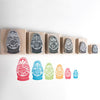 Russian Dolls Stamp 1  ImagineDIY   