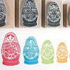 Russian Dolls Stamp 4  ImagineDIY   