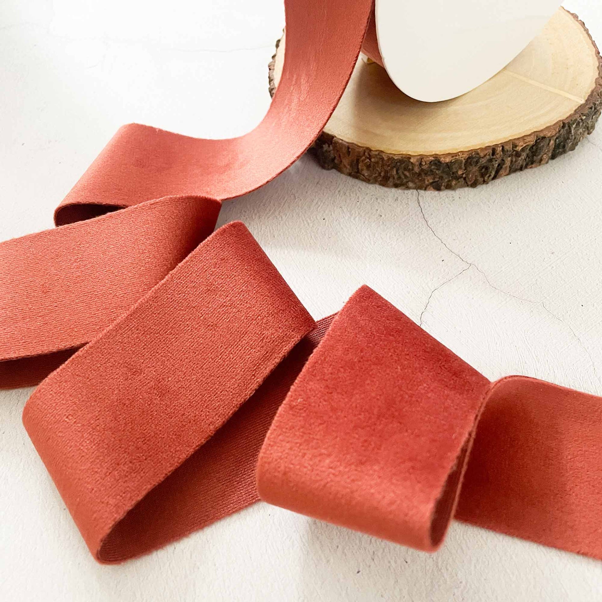 Deluxe Rust Velvet Ribbon  ImagineDIY 40mm 1 Meter 