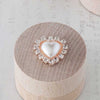 Pearl & Crystal Heart - Rose Gold  ImagineDIY Small  