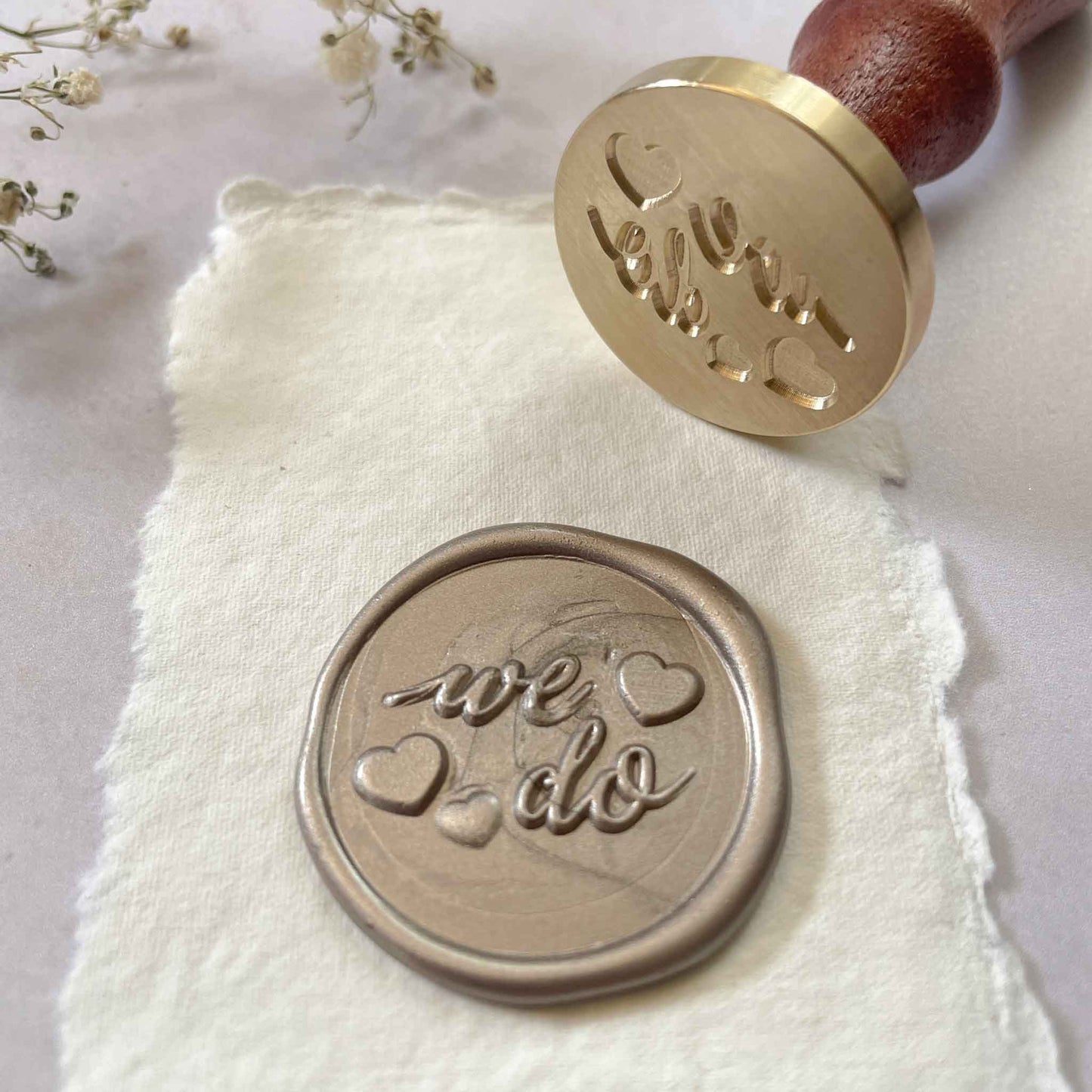 We Do - Large Wax Stamp  ImagineDIY   